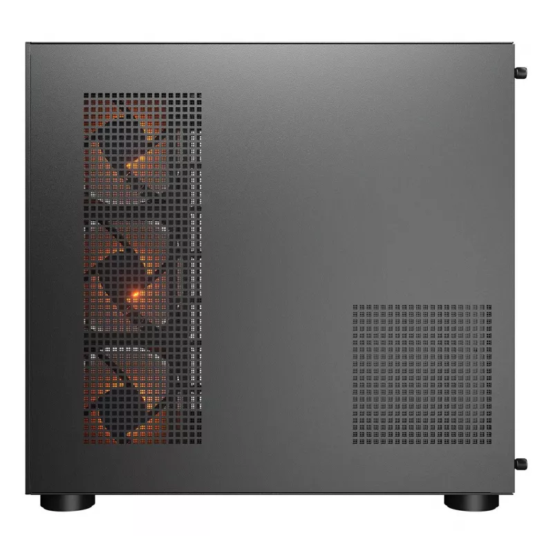 COUGAR FV150 ARGB — Midi Tower korpusas, juodas, ATX/MicroATX/Mini-ITX, 3x120mm priekyje + 1x120mm gale, 2x3.5 colio ir 2x2.5 colio vietos