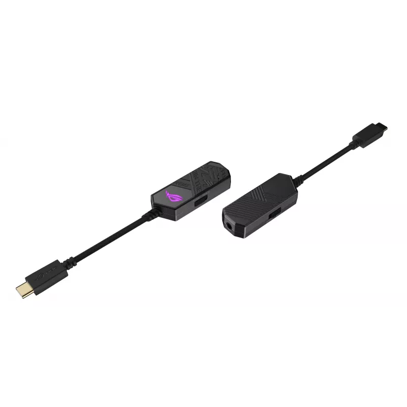 ASUS ROG Clavis AI triukšmą slopinantis mikrofono adapteris / USB garso plokštė, 90YH02N0-B2UA00