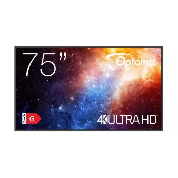 Skaitmeninės reklamos plokščiasis ekranas Optoma N3751K 75 colių LED 4K Ultra HD