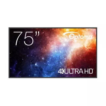 Skaitmeninės reklamos plokščiasis ekranas Optoma N3751K 75 colių LED 4K Ultra HD