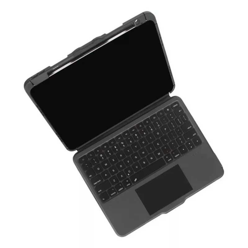 Targus VersaVu ispaniška Bluetooth klaviatūra su jutikliniu kilimėliu, juoda, iPad 13 colių