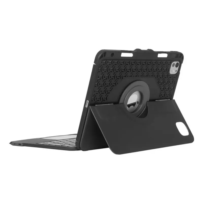 Targus VersaVu ispaniška Bluetooth klaviatūra su jutikliniu kilimėliu, juoda, iPad 13 colių