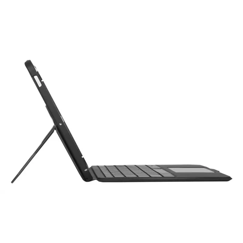 Targus VersaVu ispaniška Bluetooth klaviatūra su jutikliniu kilimėliu, juoda, iPad 13 colių