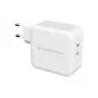 Conceptronic ALTHEA 2 prievadų 100W GaN USB-C PD įkroviklis, vidaus, AC, 5 V, 5 A, baltas