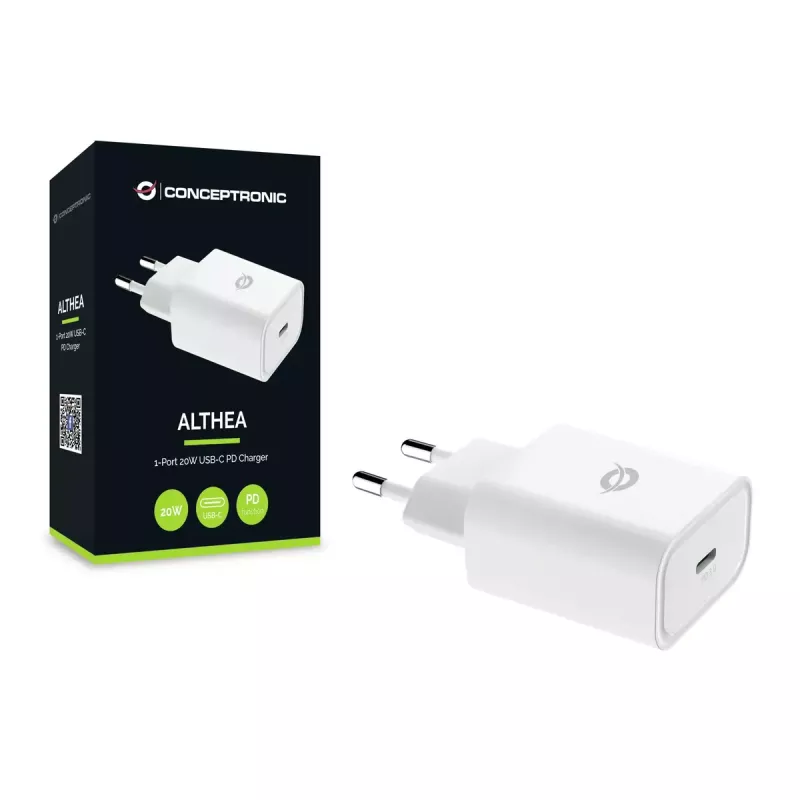 Conceptronic ALTHEA07W 1 prievadas 20W USB-C PD įkroviklis