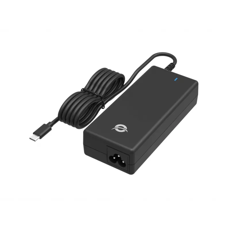 Conceptronic OZUL03BUK 100W GaN stalinis USB PD įkroviklis su integruotu USB-C laidu, UK kištukas