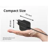 Conceptronic OZUL04BE 67W GaN USB PD įkroviklis su integruotu USB-C kabeliu