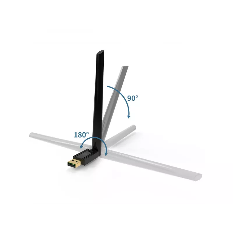 Conceptronic ABBY17B ilgo nuotolio Bluetooth 5.3 USB adapteris su išorine antena