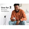 Conceptronic 2 prievadų 33W GaN USB PD įkroviklis su 3-in-1 įkrovimo kabeliu, USB-C x 1, USB-A x 1, QC 3.0, PPS