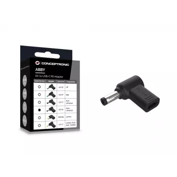 Conceptronic ABBY15PC04 DC į USB-C adapteris, Asus/Universal 5.5x2.5mm, 18-20V