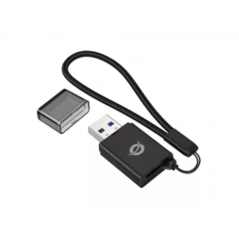 Conceptronic BIAN07B TF/MicroSD 3.0 kortelių skaitytuvas, UHS-I, USB 3.0, 5 Gbps