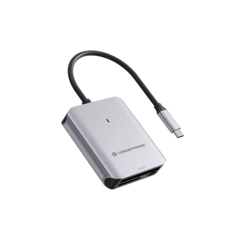 Conceptronic BIAN09G 3-in-1 kortelių skaitytuvas USB 3.2 Gen 2, CFast 2.0, SD TF/MicroSD 4.0, UHS-II