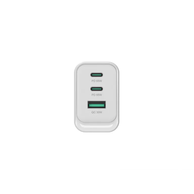 Conceptronic ALTHEA21W65 3 prievadų 65 W GaN USB PD įkroviklis, USB-C x 2, USB-A x 1, QC 3.0, PPS, PD 3.0