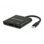 Conceptronic DONN01B nešiojamojo kompiuterio dokų stotelė / prievadų kartotuvas USB 3.2 Gen 1 (3.1 Gen 1) Type-C juoda