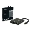 Conceptronic DONN01B nešiojamojo kompiuterio dokų stotelė / prievadų kartotuvas USB 3.2 Gen 1 (3.1 Gen 1) Type-C juoda