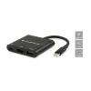 Conceptronic DONN01B nešiojamojo kompiuterio dokų stotelė / prievadų kartotuvas USB 3.2 Gen 1 (3.1 Gen 1) Type-C juoda