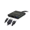 Conceptronic DONN01B nešiojamojo kompiuterio dokų stotelė / prievadų kartotuvas USB 3.2 Gen 1 (3.1 Gen 1) Type-C juoda