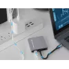 Conceptronic DONN13G 4-in-1 USB-C dokų stotelė / replikatorius, USB 3.2 Gen 1 Type-C, pilka