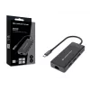 Conceptronic DONN14G 7-in-1 USB-C dokų stotelė / prievadų replikatorius, pilka