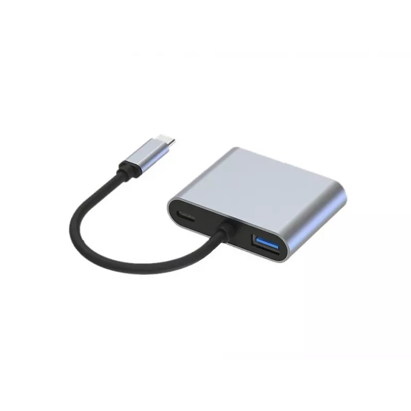 Conceptronic DONN16G Laidinis USB 3.2 Gen 1 Type-C Pilka 100W 4K Ultra HD