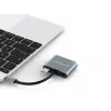 Conceptronic DONN16G Laidinis USB 3.2 Gen 1 Type-C Pilka 100W 4K Ultra HD