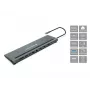 Conceptronic DONN17G 12-in-1 USB-C dokas su HDMI, DisplayPort, USB 3.2 Gen 1