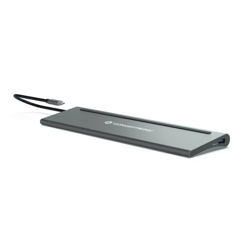 Conceptronic DONN17G 12-in-1 USB-C dokas su HDMI, DisplayPort, USB 3.2 Gen 1