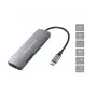 Conceptronic DONN11G 6-in-1 USB 3.2 Gen 1 dokų stotelė, HDMI, 100W USB PD, USB 3.0, USB 2.0, SD, TF/MicroSD