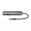 Conceptronic DONN11G 6-in-1 USB 3.2 Gen 1 dokų stotelė, HDMI, 100W USB PD, USB 3.0, USB 2.0, SD, TF/MicroSD