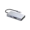 Conceptronic DONN20G 10-in-1 USB 3.2 Gen 1 dokavimo stotelė, HDMI, VGA, USB-A 3.0 x 3, SD, TF/MicroSD, garsas, GbE LAN, 100W USB PD