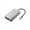 Conceptronic DONN21G 7-in-1 USB-C dokas / stotelė, pilka