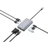 Conceptronic DONN21G 7-in-1 USB-C dokas / stotelė, pilka