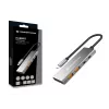 Conceptronic HUBBIES15G 4 prievadų USB 3.2 Gen 2 USB-C centras pilkas