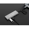 Conceptronic HUBBIES15G 4 prievadų USB 3.2 Gen 2 USB-C centras pilkas