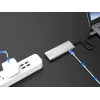 Conceptronic HUBBIES15G 4 prievadų USB 3.2 Gen 2 USB-C centras pilkas