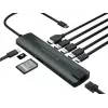 Conceptronic DONN 9-in-1 kelių funkcijų USB mazgas