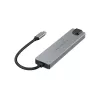 Conceptronic DONN29G 6-in-1 USB 3.2 Gen 2 dokų stotelė, 4K60Hz HDMI, USB-A 10Gbps x 2, USB-C 10Gbps, GbE LAN, 140W USB PD 3.1