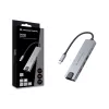 Conceptronic DONN29G 6-in-1 USB 3.2 Gen 2 dokų stotelė, 4K60Hz HDMI, USB-A 10Gbps x 2, USB-C 10Gbps, GbE LAN, 140W USB PD 3.1