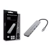 6-in-1 USB 3.2 Gen 1 dokų stotelė CONCEPTRONIC DONN33G HDMI, 2×USB-A 5Gbps, 2×USB-C 5Gbps, 100W USB PD, sidabrinė