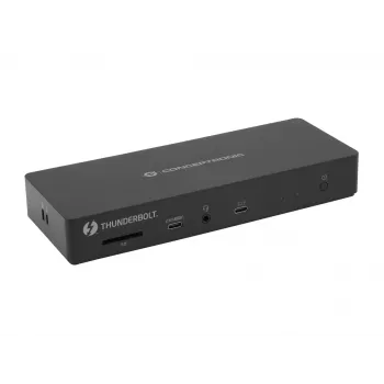 Conceptronic DONN30B 13-in-1 Thunderbolt 4 dokavimo stotelė, laidinė, Thunderbolt 4, 96 W, 3,5 mm, 10,100,1000,2000,2500 Mbit/s, IEEE 802.3bz