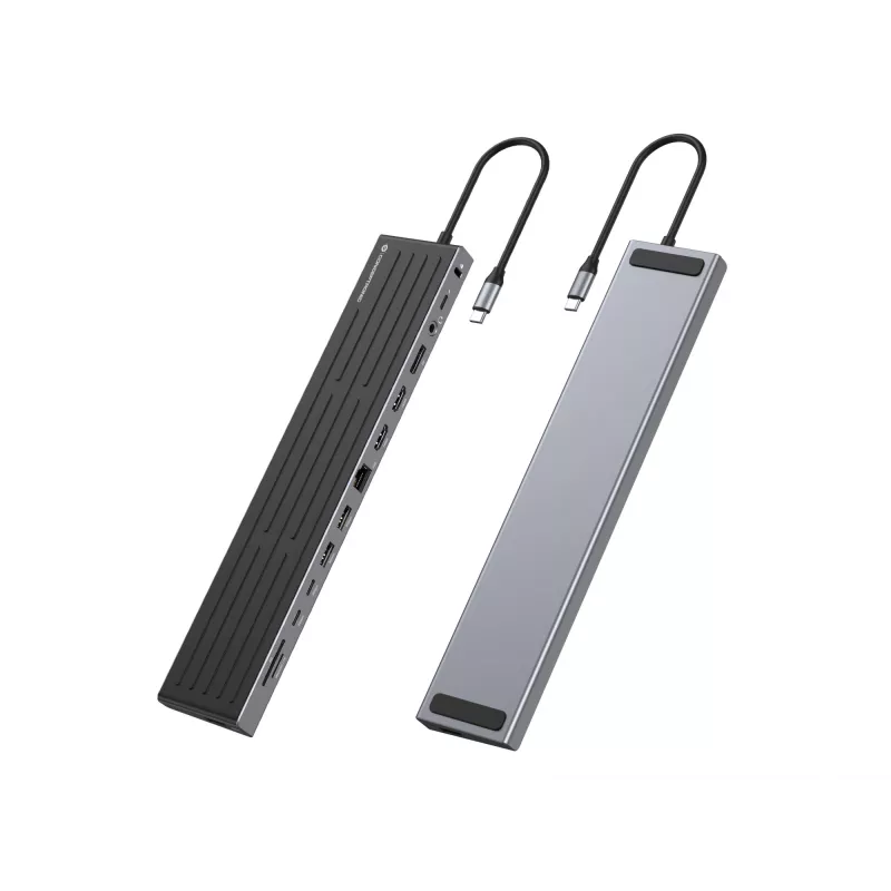 Docking stotelė Conceptronic DONN32B 14-in-1 USB 3.2 Gen 1 HDMI DP