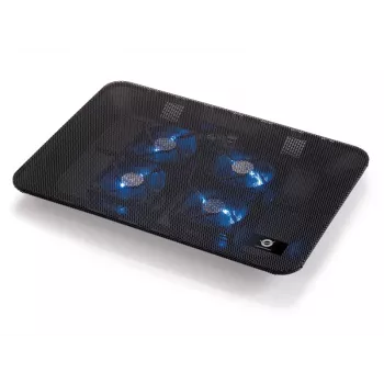 Conceptronic THANA aušinimo padėklas nešiojamam kompiuteriui, tinka iki 15,6 colio, 4 ventiliatoriai