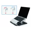Conceptronic ERGO nešiojamojo kompiuterio aušinimo stovas, juodas, 39,6 cm (15,6 inch)