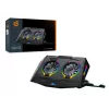 Conceptronic THYIA ERGO 2-Fan Gaming nešiojamojo kompiuterio aušinimo stovas, 43,2 cm (17 colių), 2 vnt., mygtukai, juoda, mėlyna, žalia, raudona, Kinija