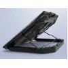 Conceptronic THYIA ERGO 2-Fan Gaming nešiojamojo kompiuterio aušinimo stovas, 43,2 cm (17 colių), 2 vnt., mygtukai, juoda, mėlyna, žalia, raudona, Kinija