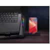 Conceptronic THYIA ERGO 2-Fan Gaming nešiojamojo kompiuterio aušinimo stovas, 43,2 cm (17 colių), 2 vnt., mygtukai, juoda, mėlyna, žalia, raudona, Kinija