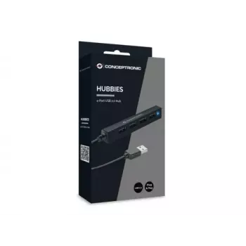 USB šakotuvas Conceptronic HUBBIES 4 prievadų USB 2.0