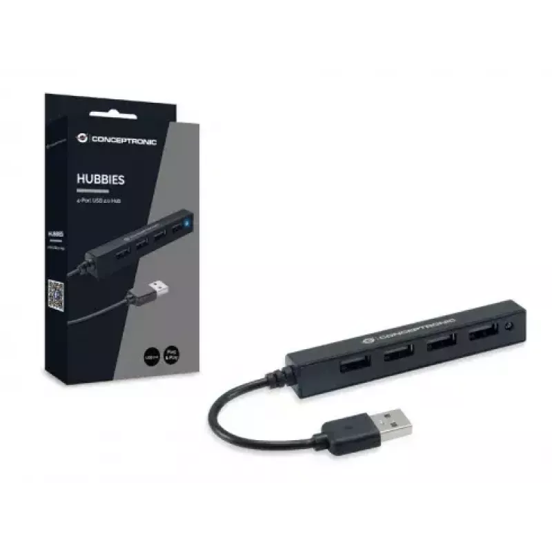 USB šakotuvas Conceptronic HUBBIES 4 prievadų USB 2.0