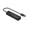 Conceptronic 4 prievadų USB 3.0 aliumininis centras su USB-C į USB-A adapteriu