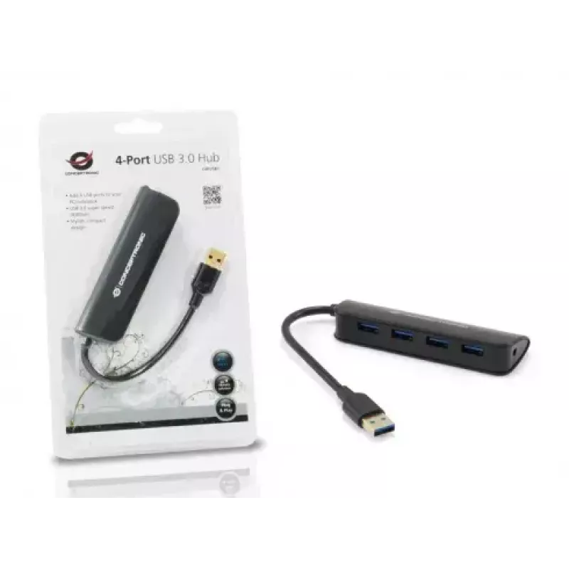 USB šakotuvas Conceptronic 4-Port C4PUSB3